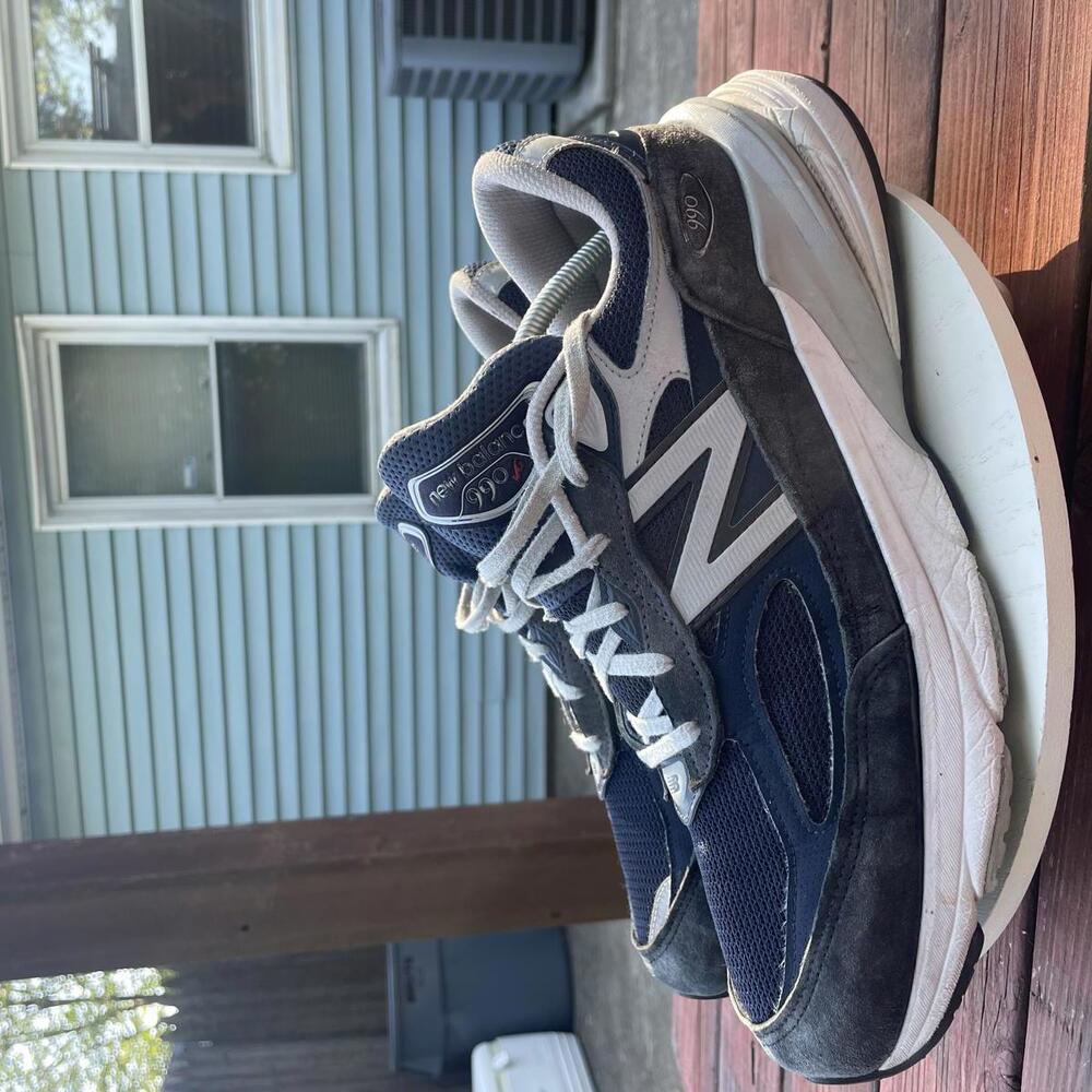 New Balance 990 Navy Gray White Men's Sneakers